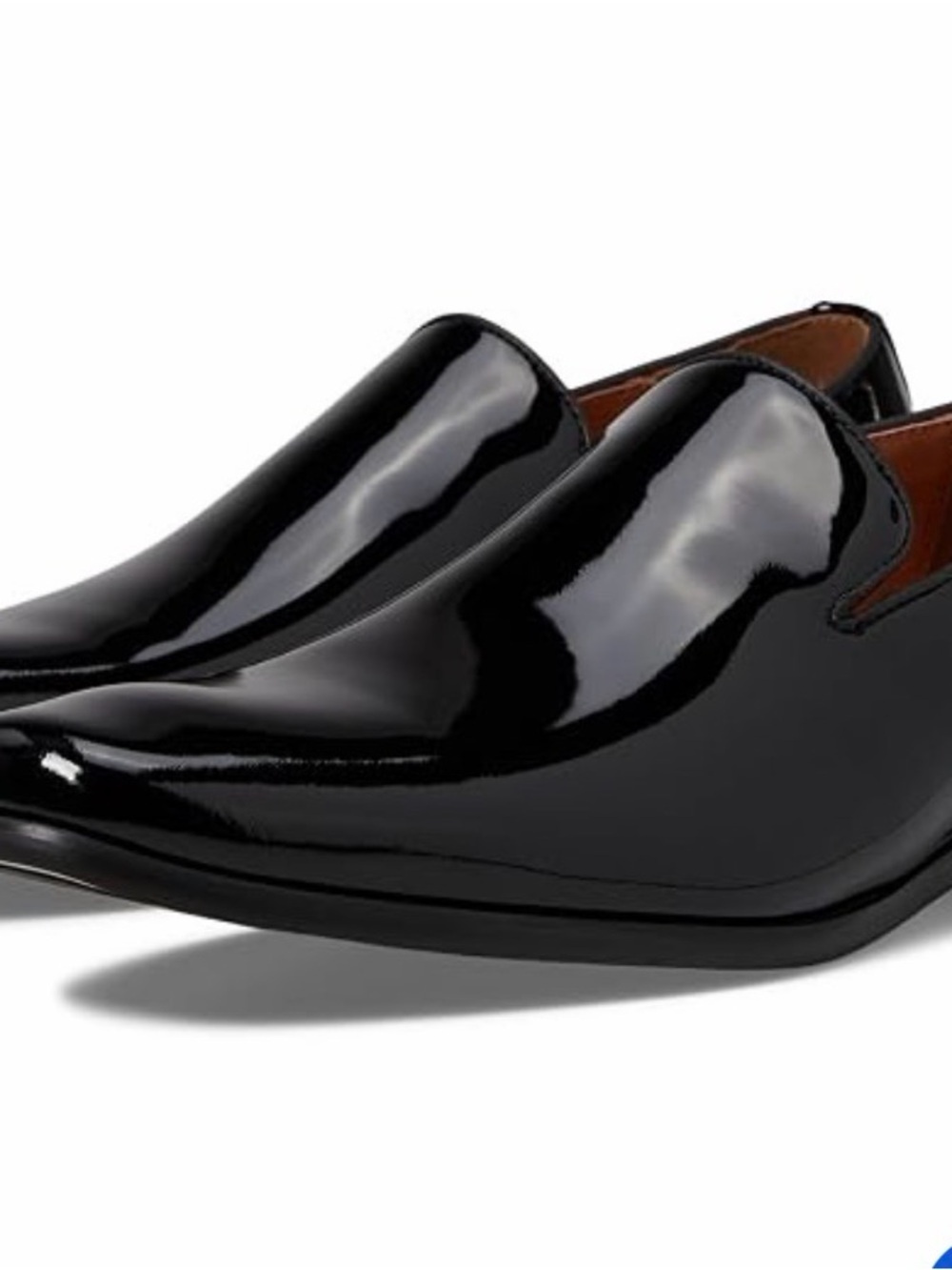 Florsheim Men's Black Patent Leather Slip-On Loafers